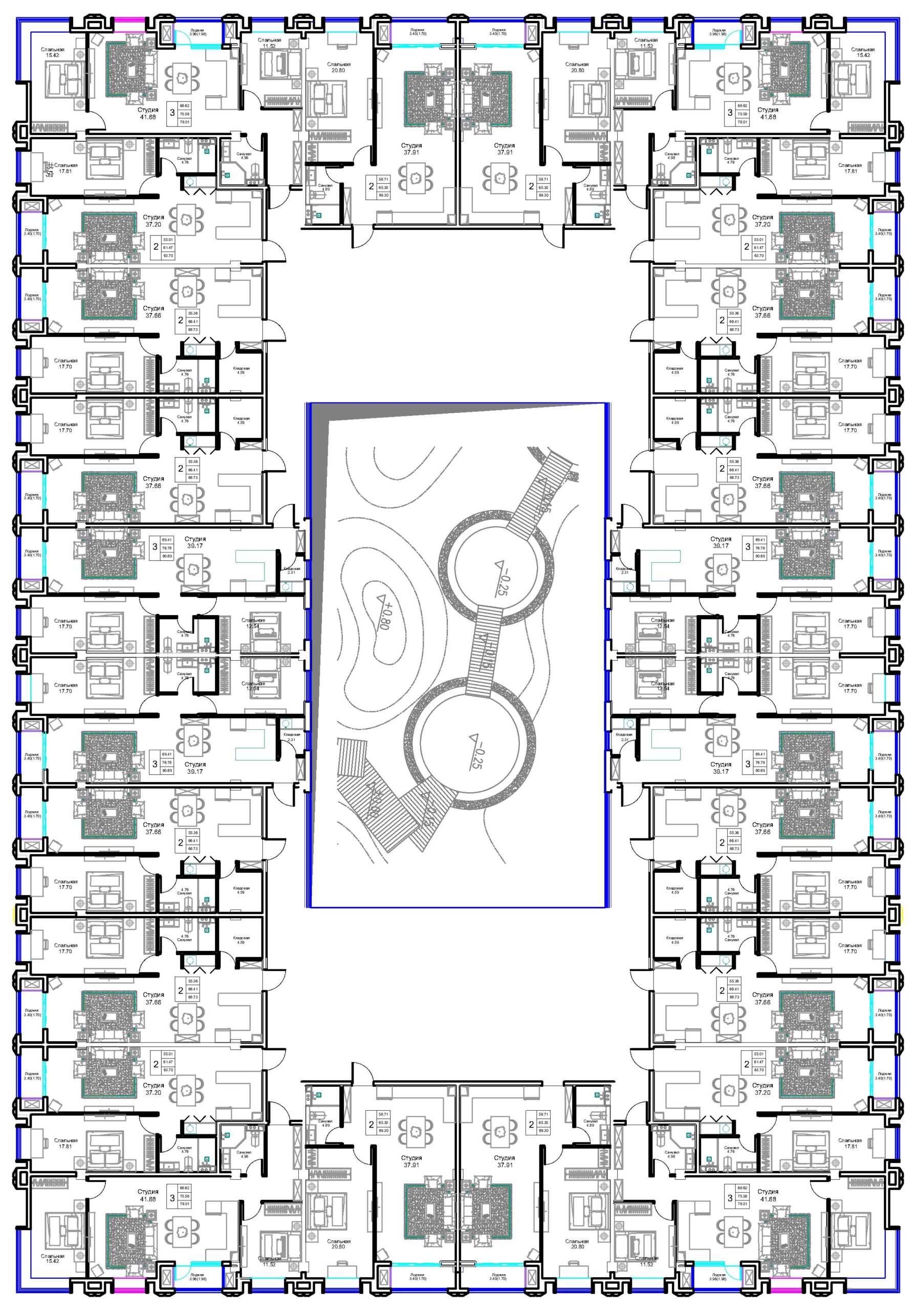 ЖКСеркебаева 270 ЭП 12-11-25 для задания смежникам-Модель